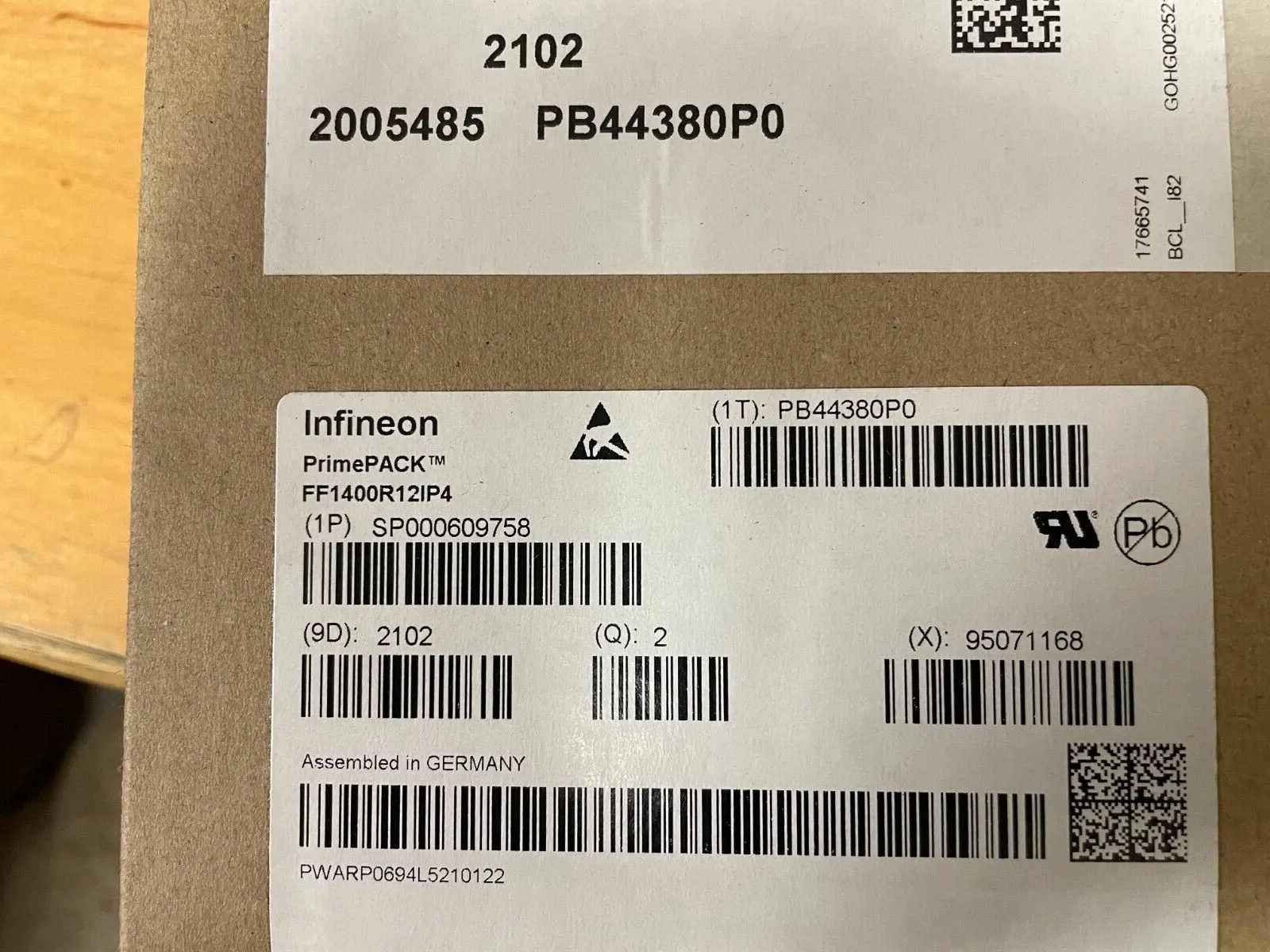 Infineon FF1400R12IP4 IGBT Power Module 1200V 1400A
