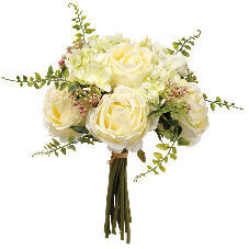 11&quot; Peony Rose sweet pea bouquet