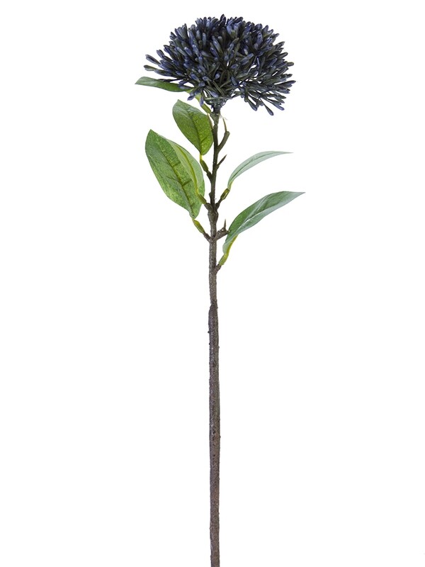 21&quot; SPIKY WILD FLOWER STEM Blue