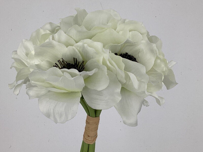 12&quot;ANEMONE BUNDLE X6 White