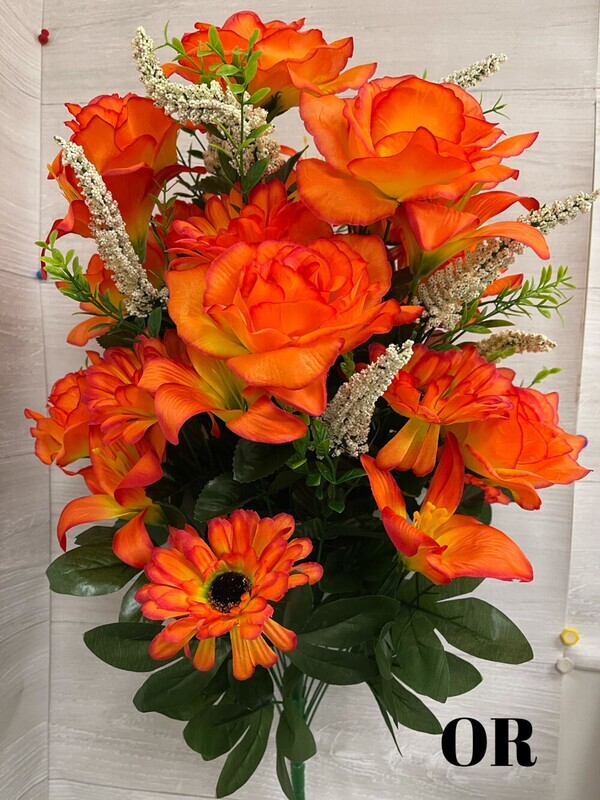 XL Rose/Daisy/Lily  Bush x36 -OR