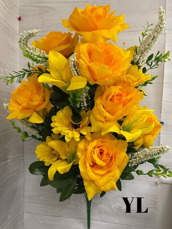 XL Rose/Daisy/Lily Bush x 36 -YW