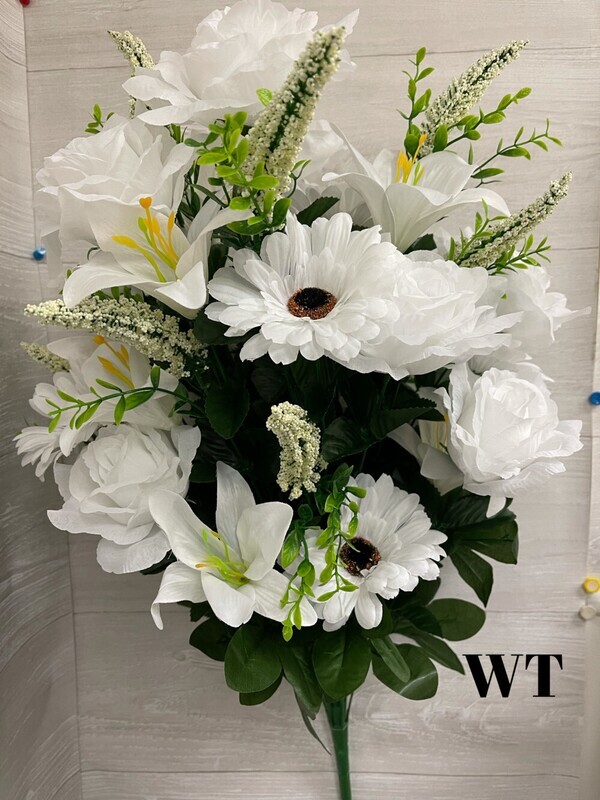 XL Rose/Daisy/Lily Bush x 36 -WT