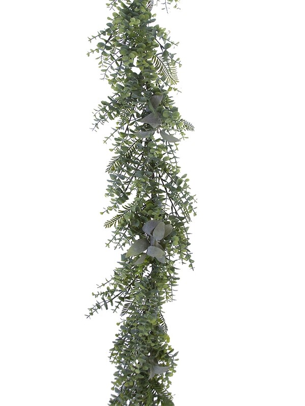 67” SAGE EUC FERN GARLAND