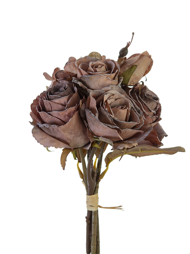 12” Dried Rose / Hydrangea Bundle - DP