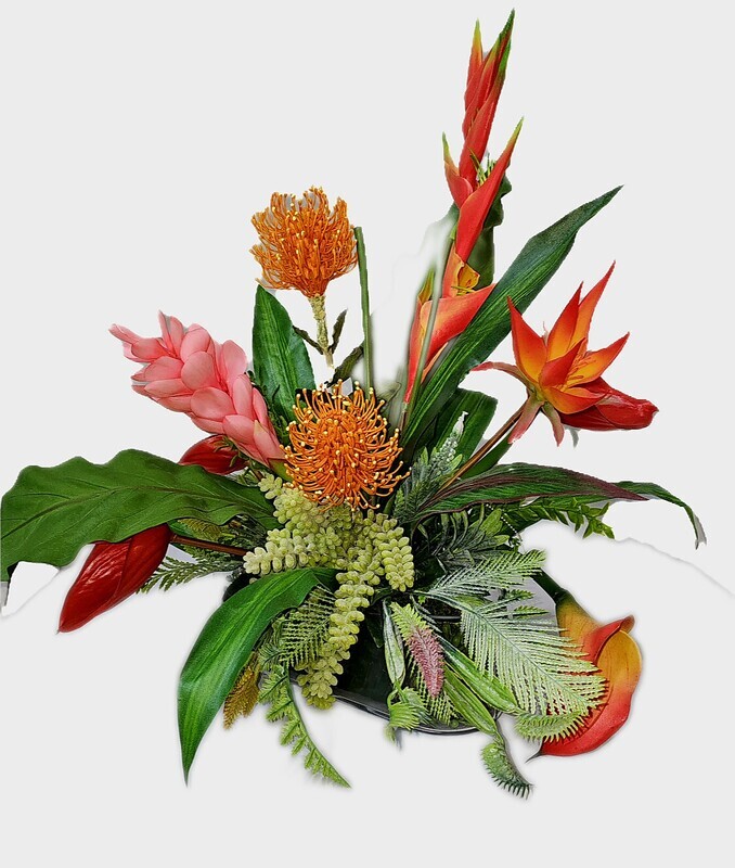 Tropical Custom Arrangement 24&quot;x22&quot;