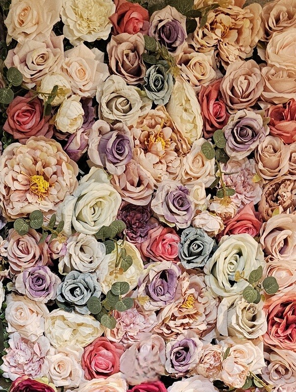 3D Exquisite Floral Panels 3 Pastel