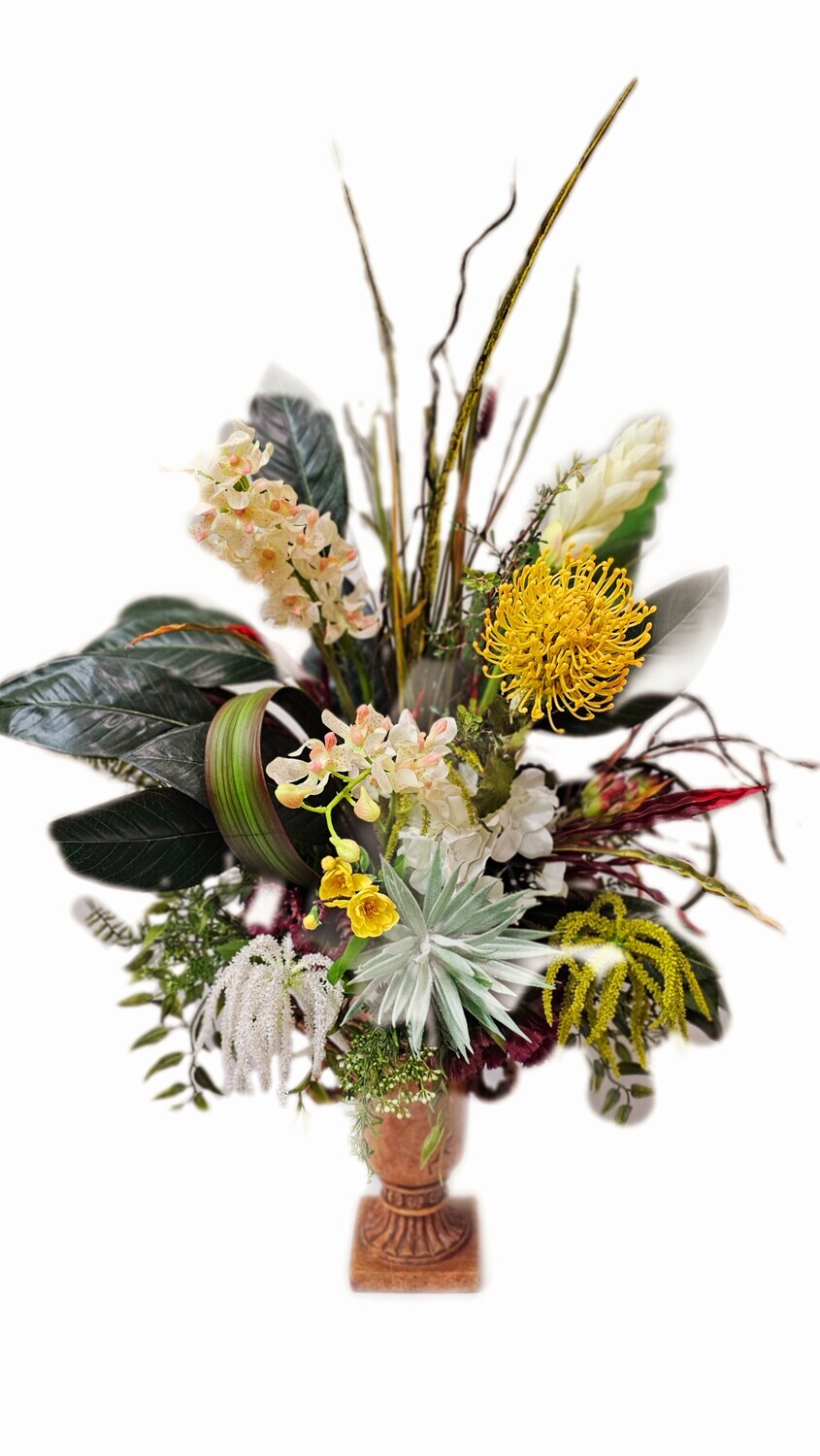 Tropical Orchid Arrangement Store Silk Flower