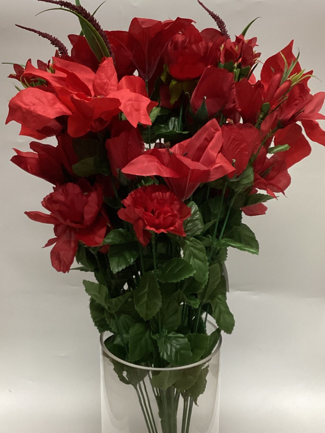 X-LARGE Poinsettia Mixed Bush x40 - RED