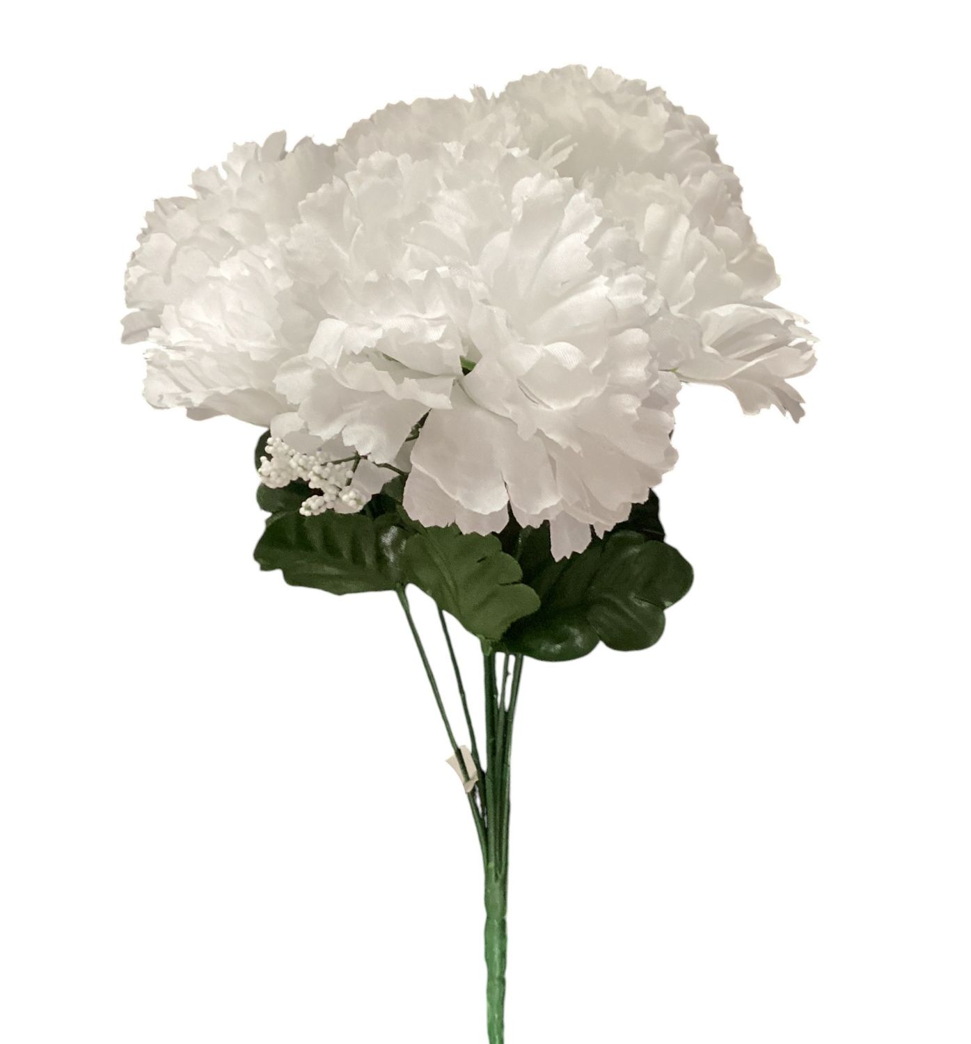 Carnation Bush x6 Dozen Bag White