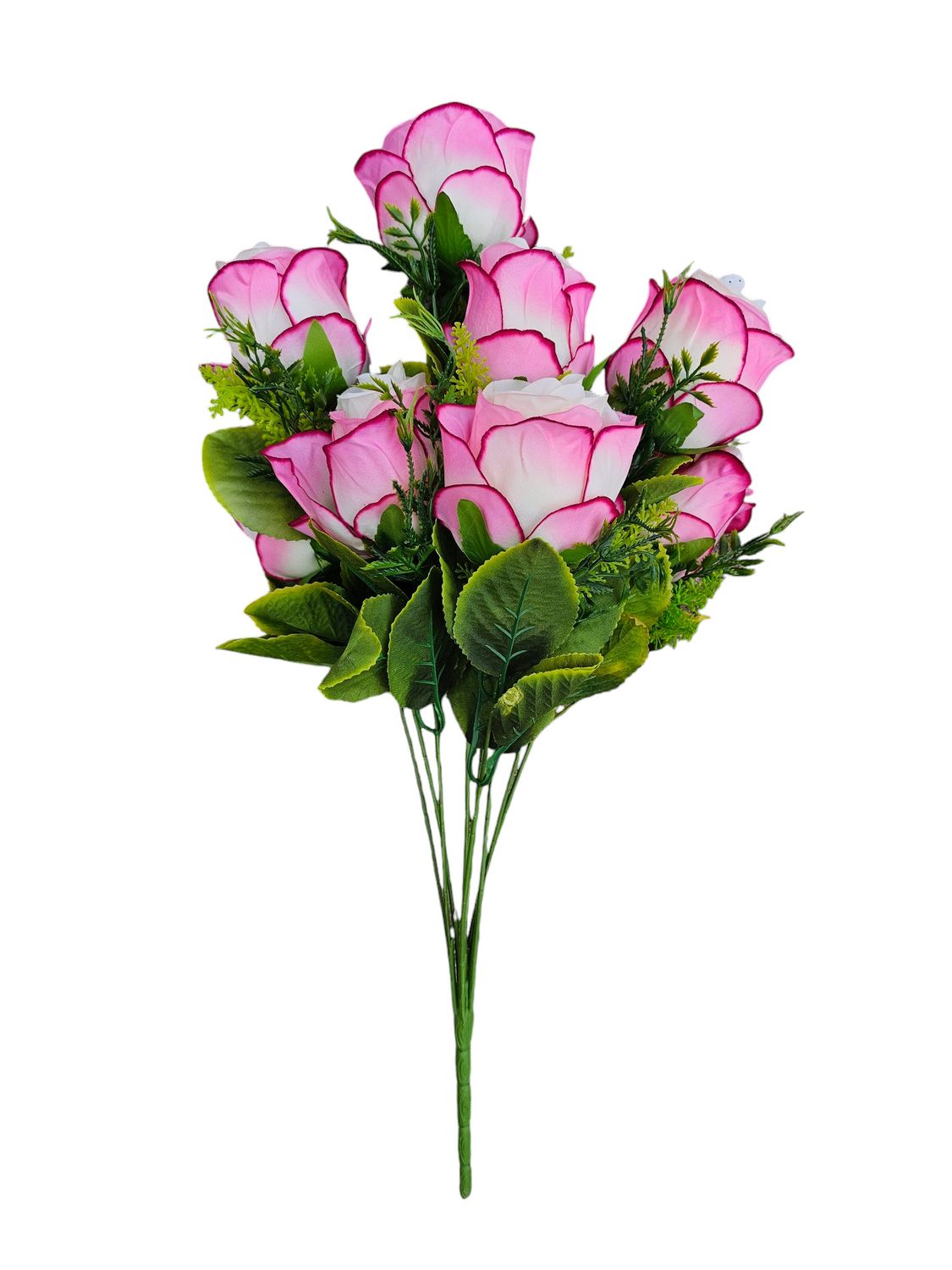 Rose Bud Bush  w/ Grnry x9 - CR/PK