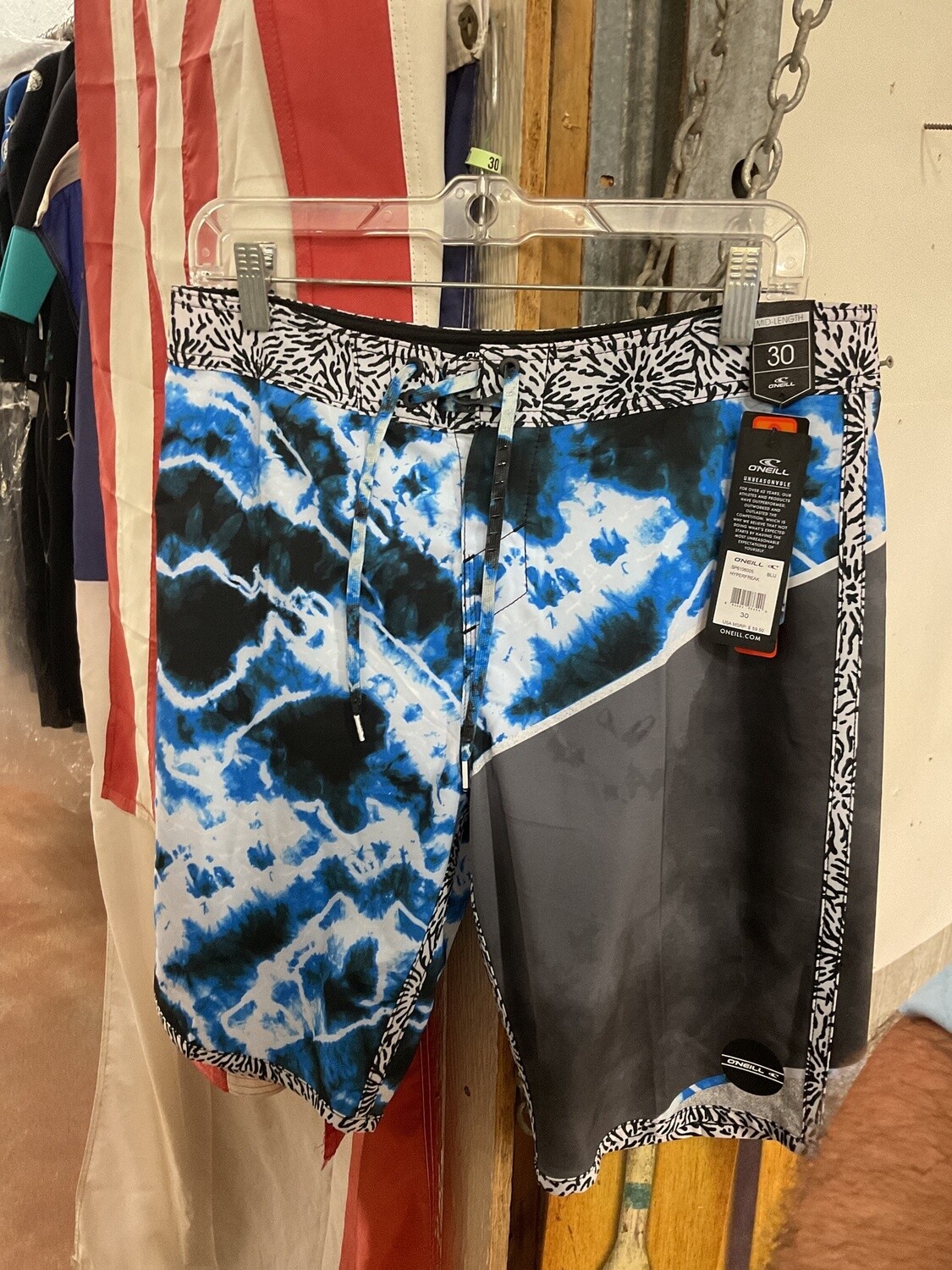 Blue Tie-Die &amp; Black