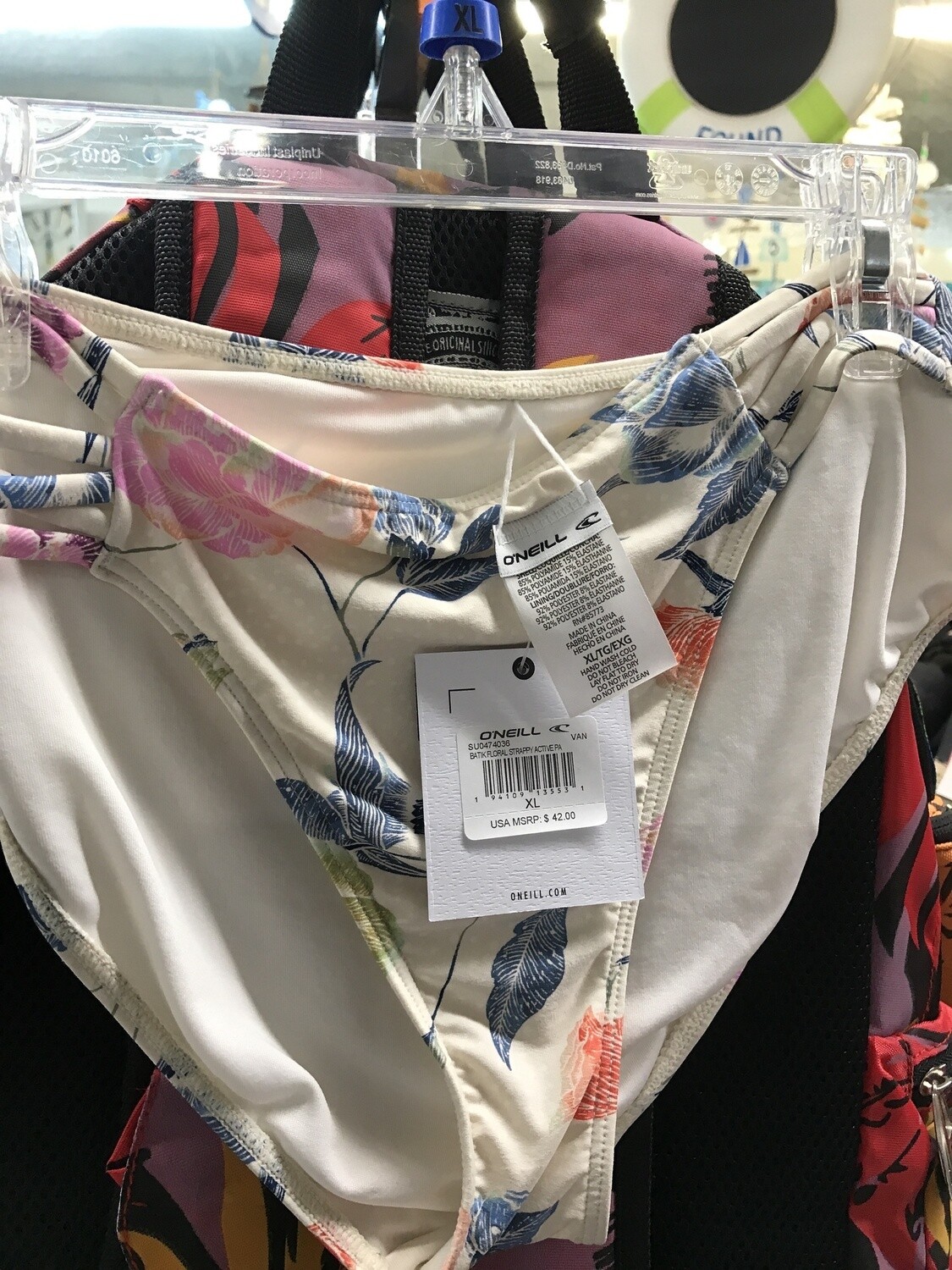 Batik Floral Strappy Active Pant