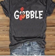 GOBBLE GREY TEE