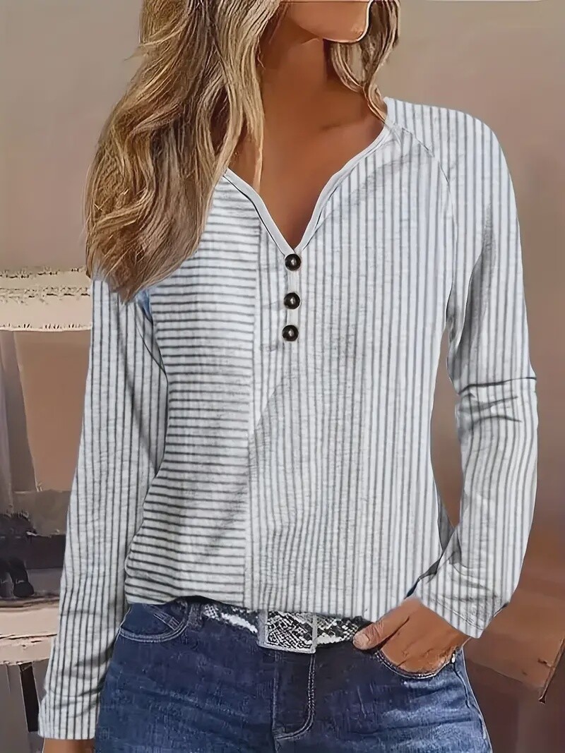 Gray Stripe Shirt