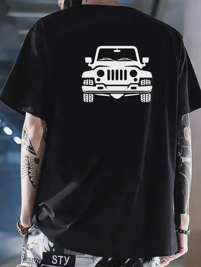 Jeep T-Shirt, Size: Meduim, Color: Black