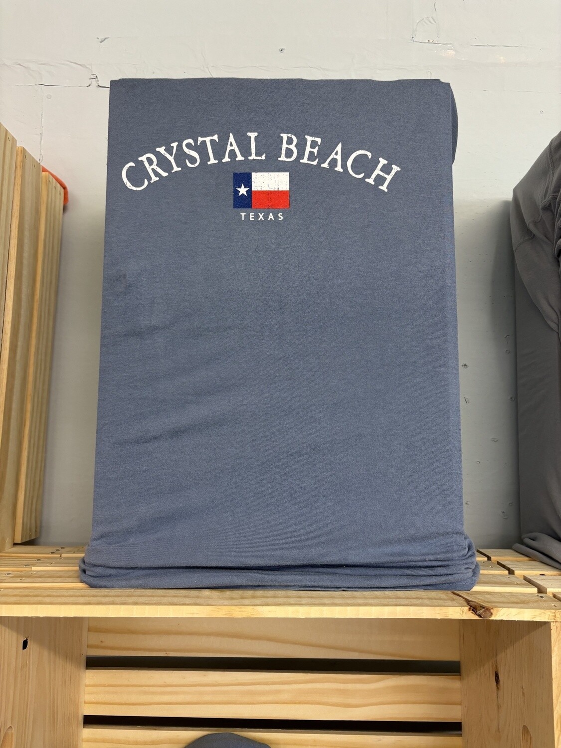 Crystal Beach Texas Flag - Saltwater Tee