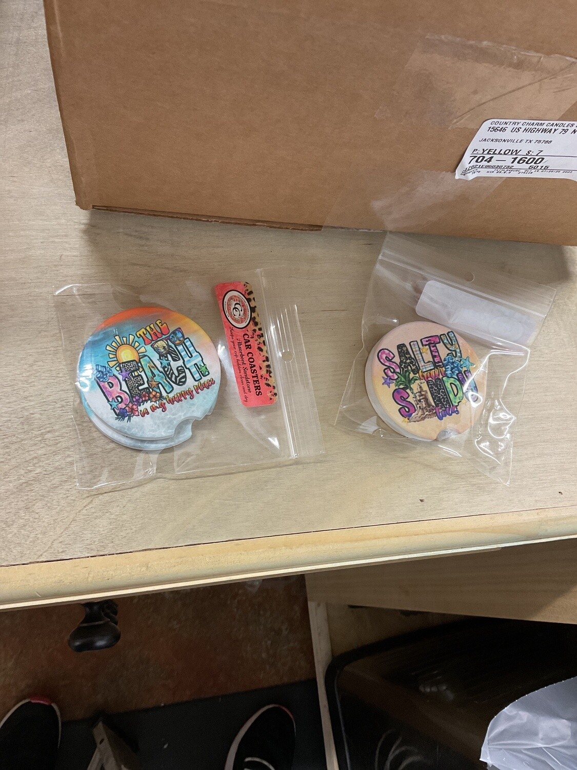 Sandstone Car Coasters