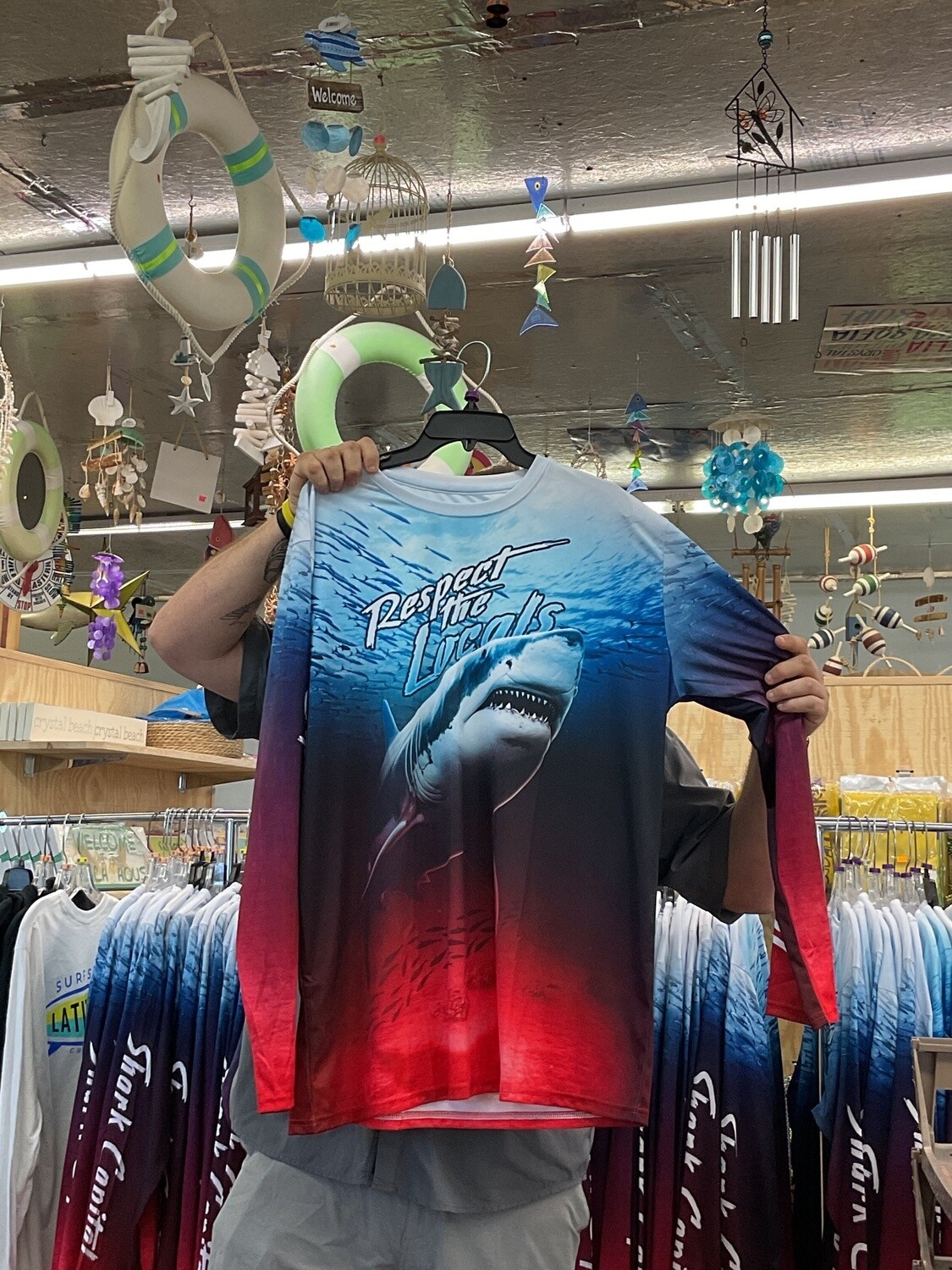 Respect the Locals Shark Shirt