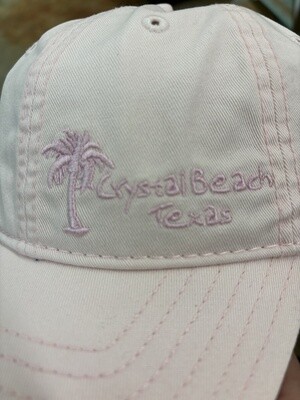 Crystal Beach, Texas Palm Baseball Cap