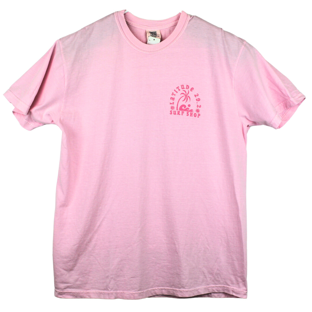 Paradise Beach Latitude 29.2 - Tee -Pink Blossom