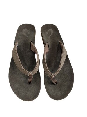 Olukai IPO wedge brown
