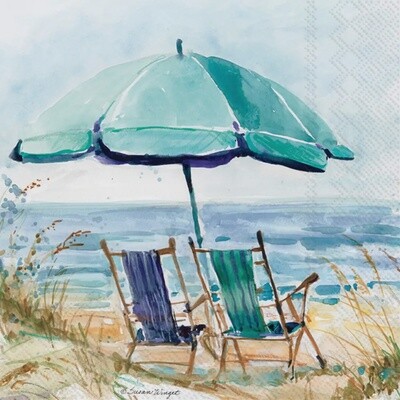 Paper Lunch Napkins 20 Count Beach Chairs