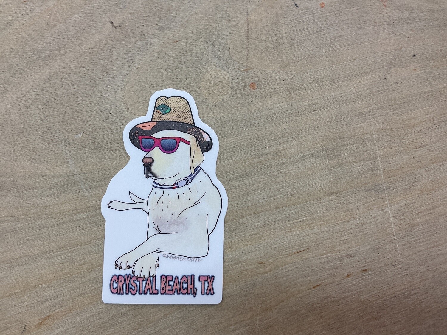 Dog Goes to the Beach CB 2024 Sticker