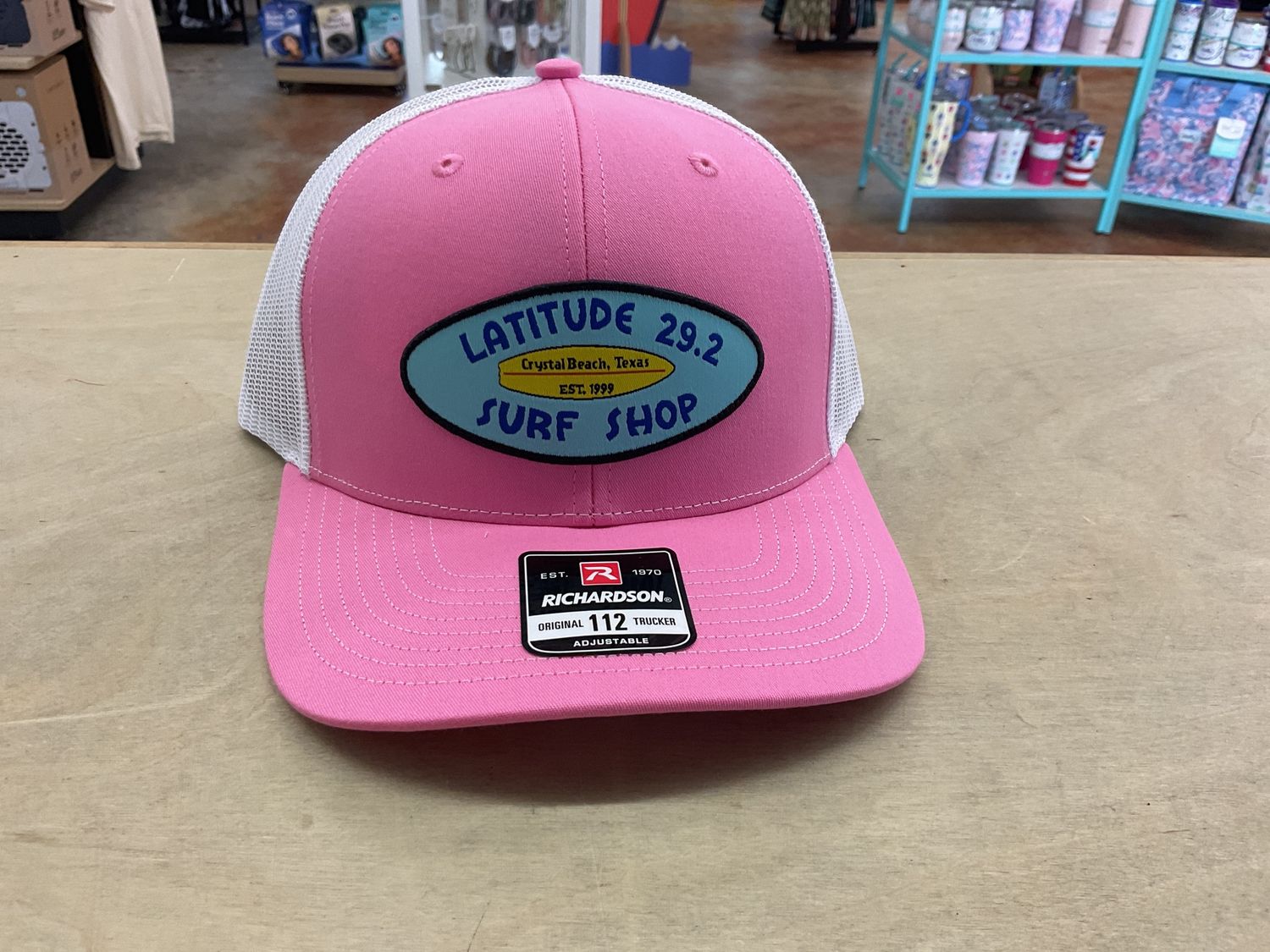 Richardson 112 Latitude OG Logo Hot Pink/White