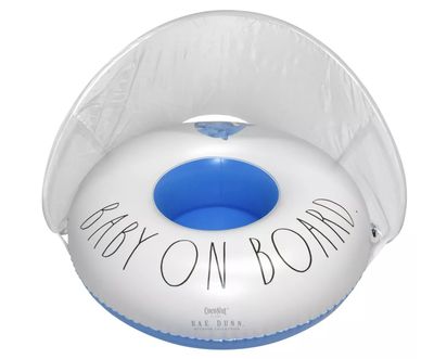 TODDLER FLOAT W/ CANOPY- BABY ON BOARD