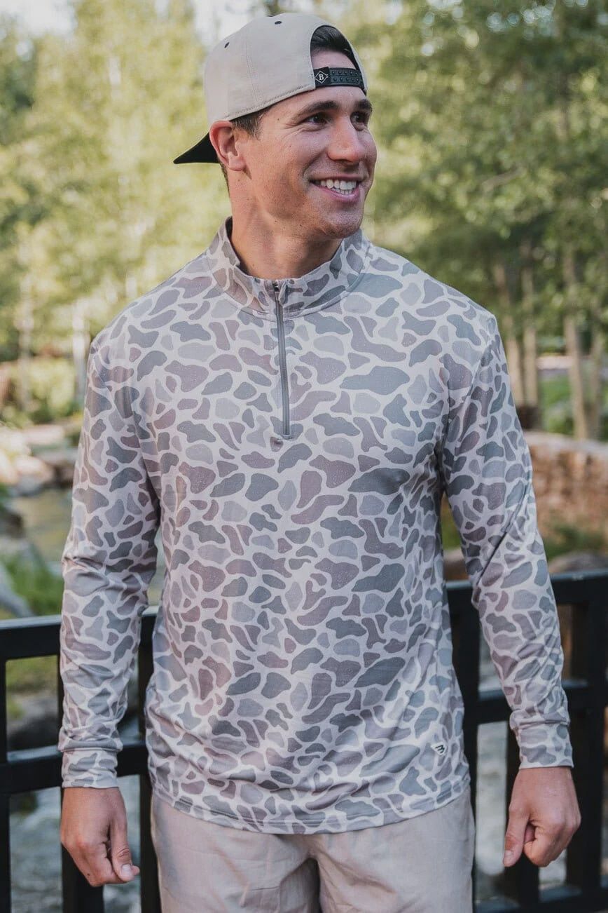 BURLEBO PERFORMANCE QUARTER ZIP