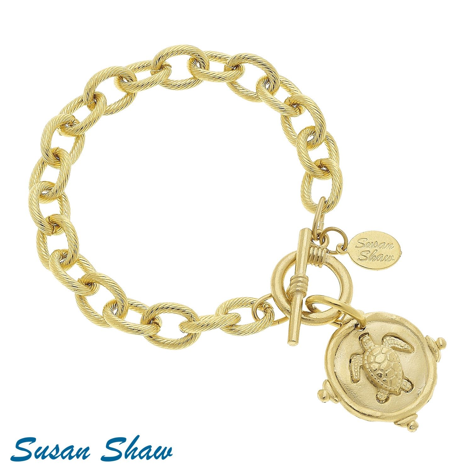 GOLD INTAGLIO BRACELET