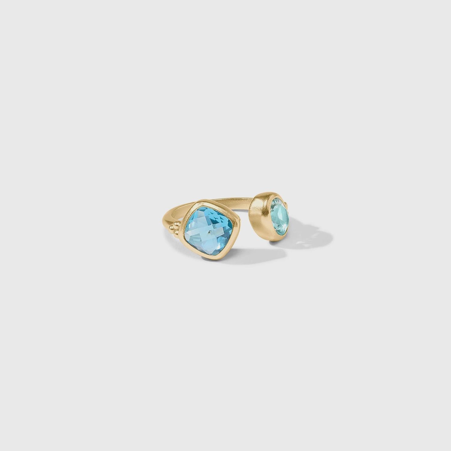JULIE VOS KALEIDOSCOPE RING BAHAMIAN BLUE