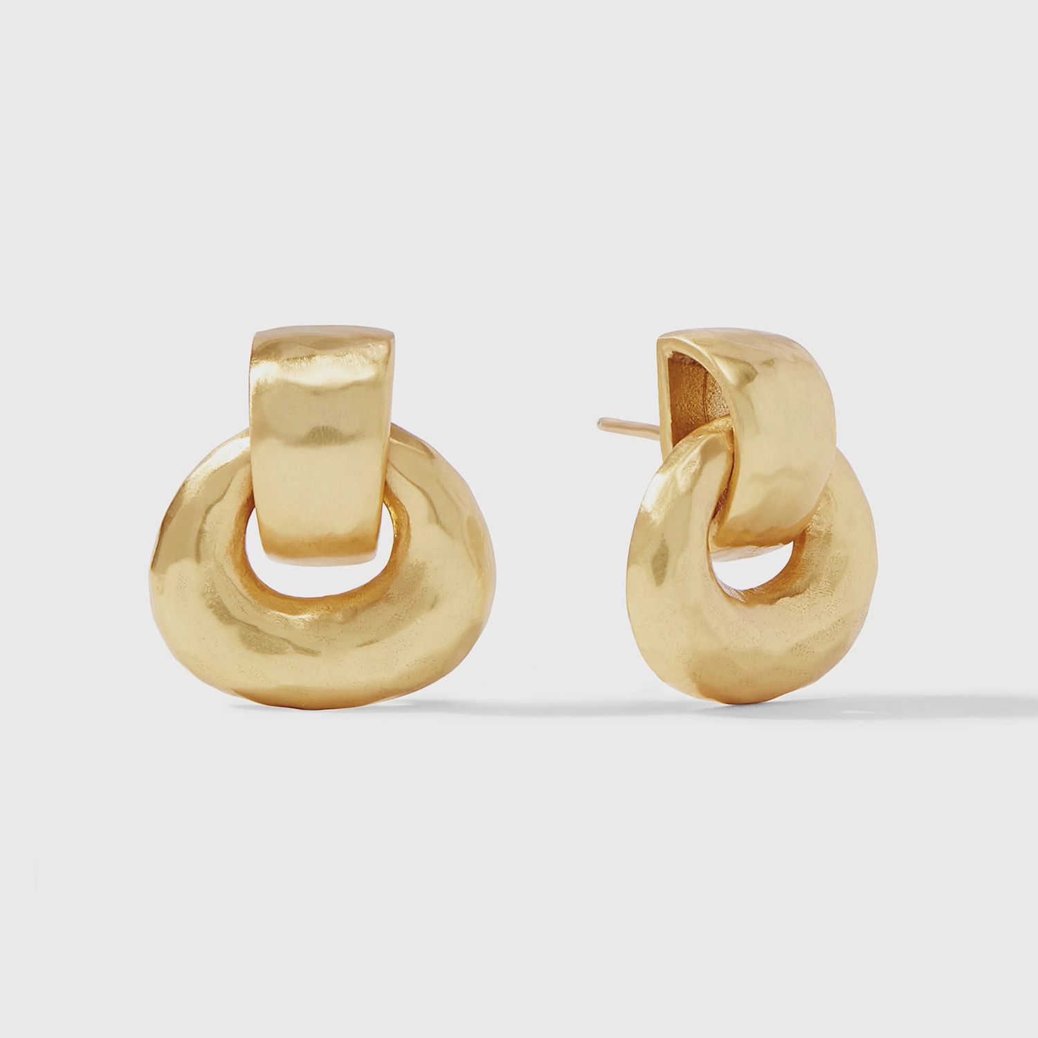 JULIE VOS AVALON DEMI DOORKNOCKER EARRING