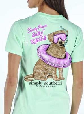 SIMPLY SOUTHERN SANDY PAWS TEE