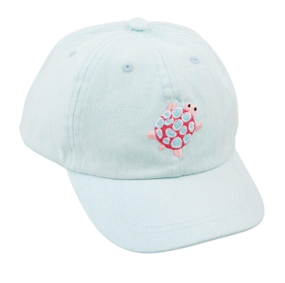 Mud Pie Turtle Embroidered Toddler Hat