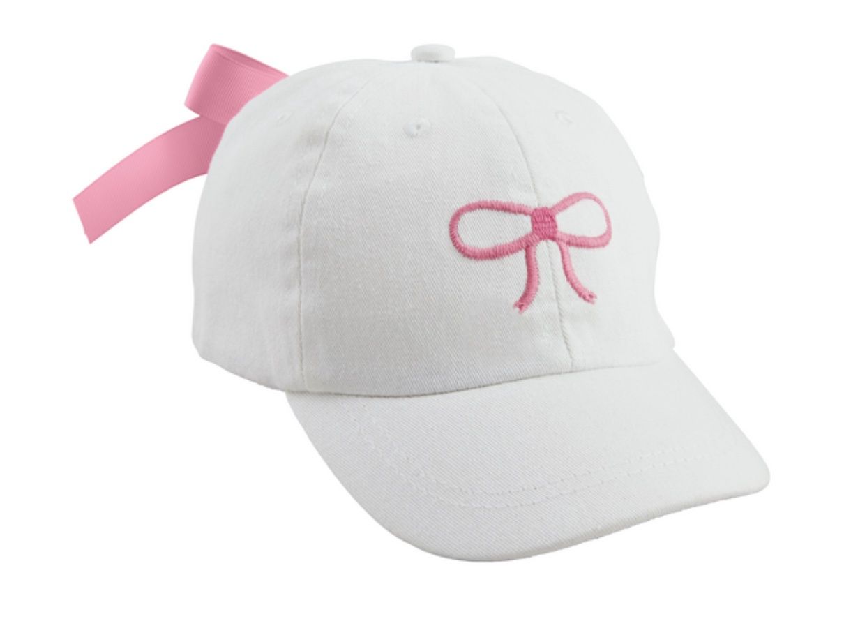 Mud Pie Bow Embroidered Toddler Hat