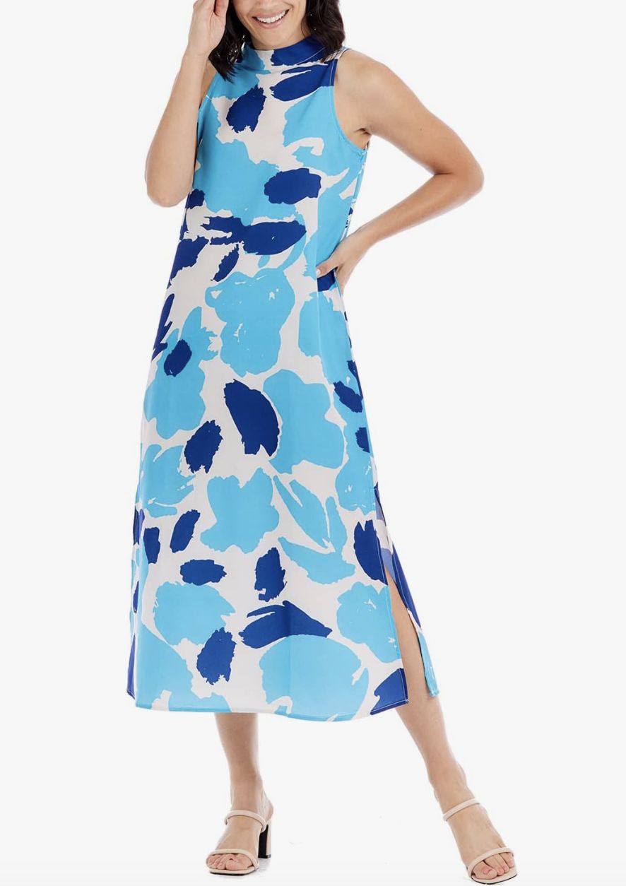Mud Pie Women&#39;s Annie Mock-Neck Dress
