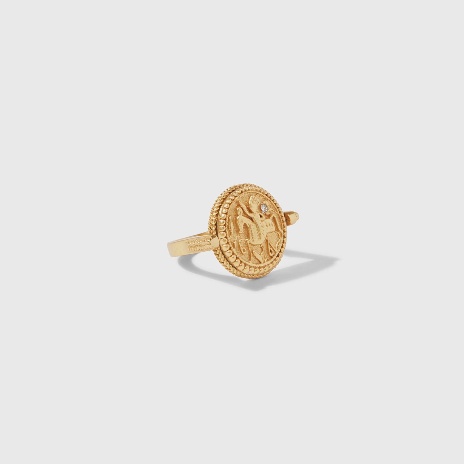 JULIE VOS COIN REVOLVING RING