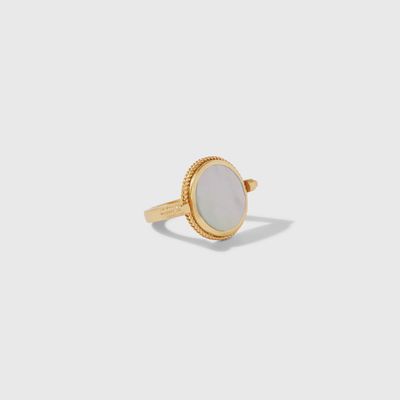 JULIE VOS COIN REVOLVING RING