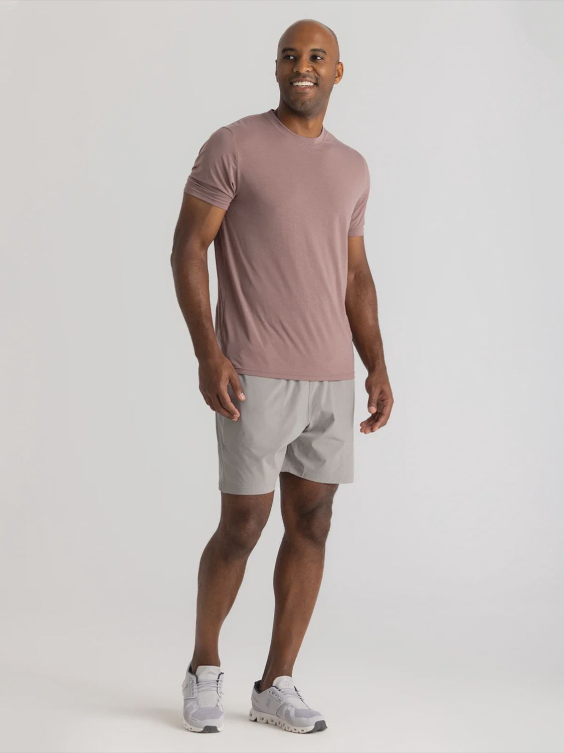 FREE FLY MEN&#39;S LINED ACTIVE BREEZE SHORT 7&quot;, Color: Cement, Size: XL