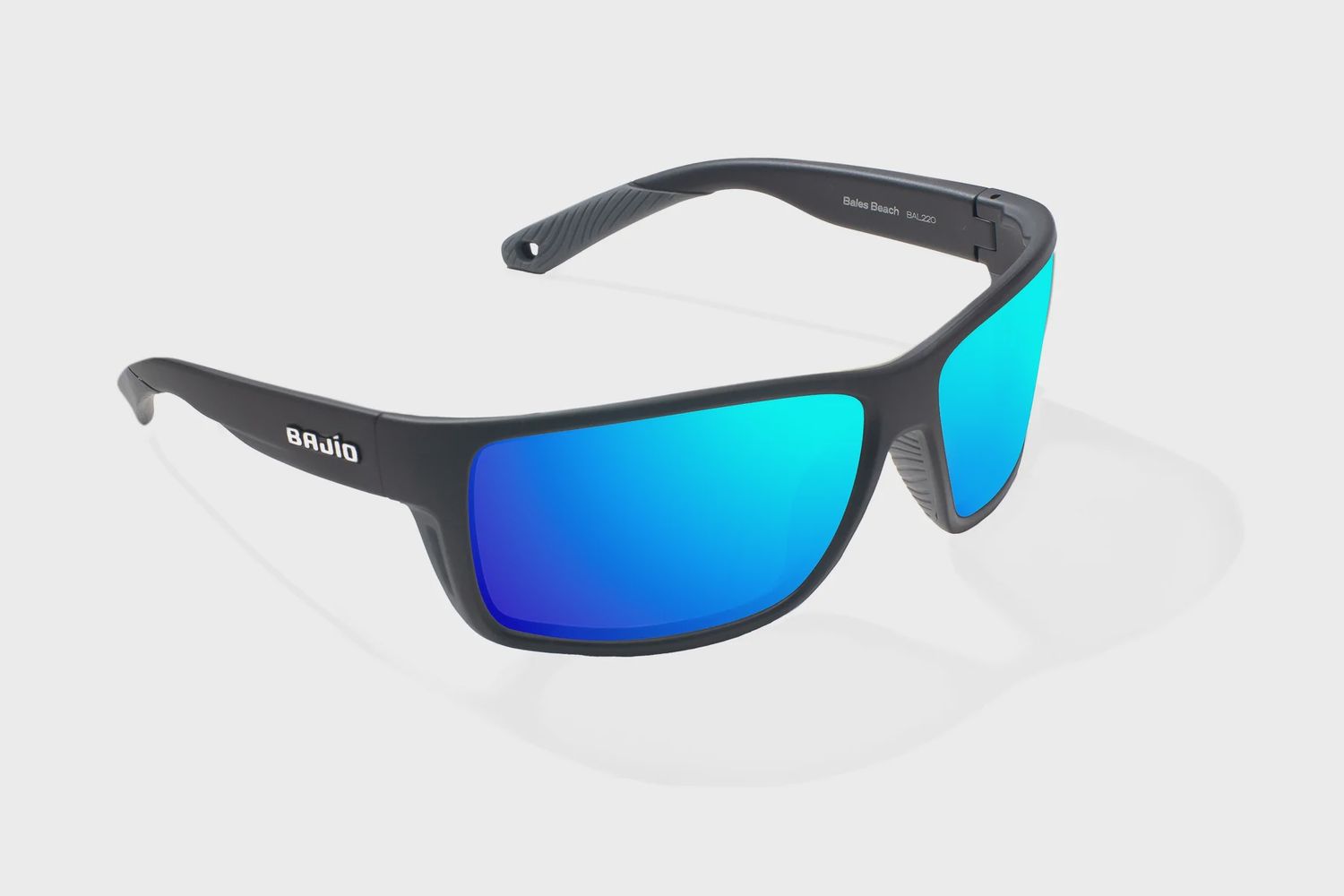 Bajio Bales Beach Black Matte / Blue Mirror Glass