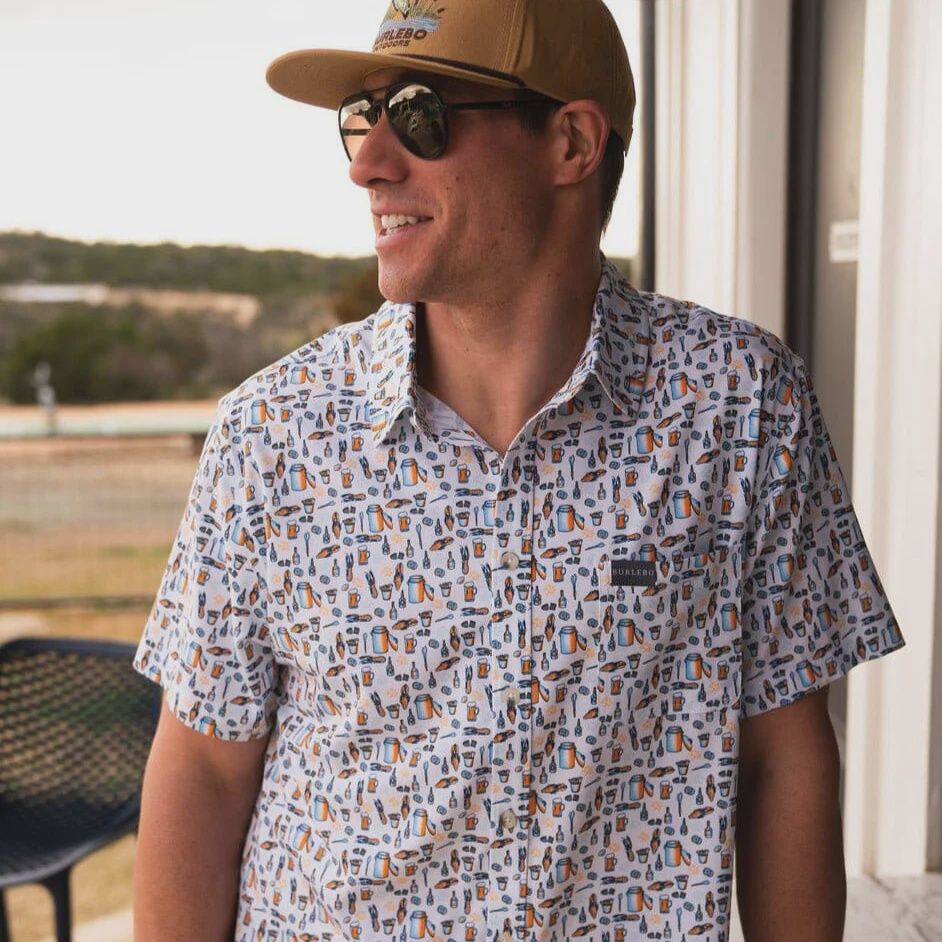 BURLEBO PERFORMANCE BUTTON UP