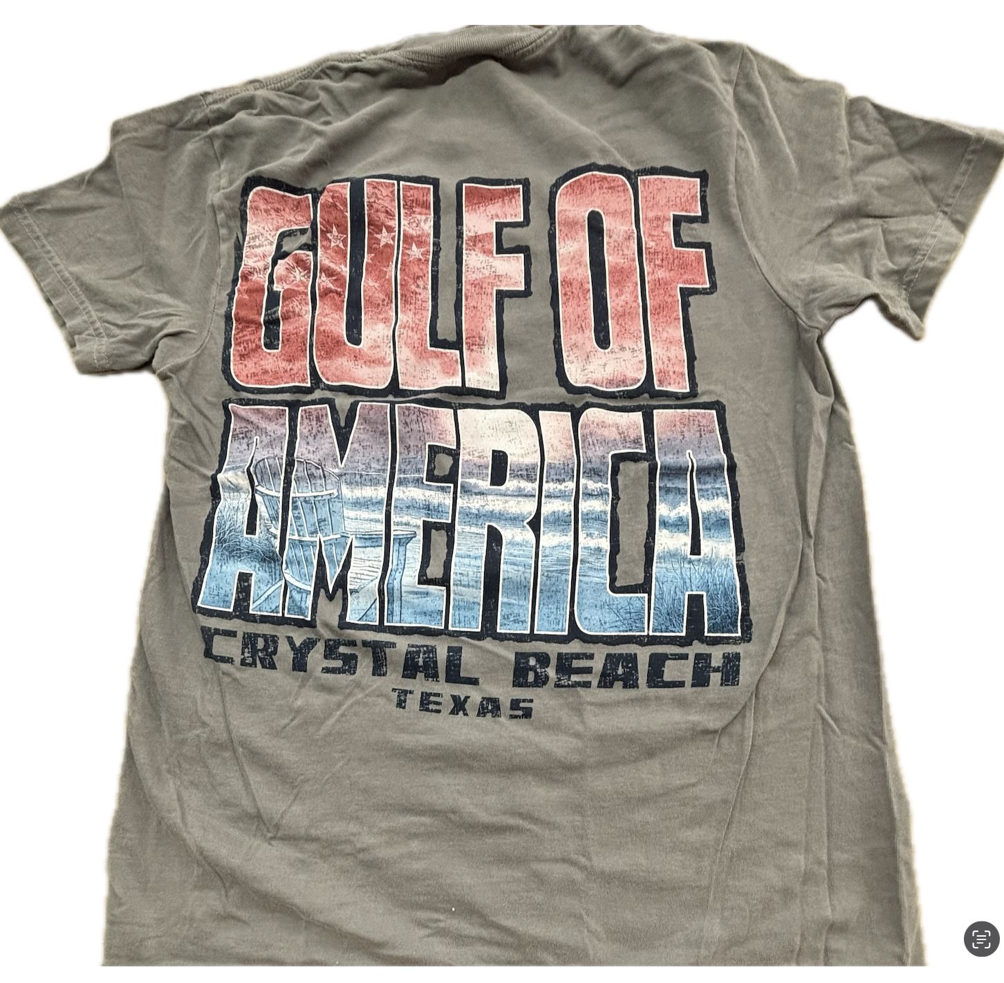 GULF OF AMERICA TEE, Color: GREY, Size: S