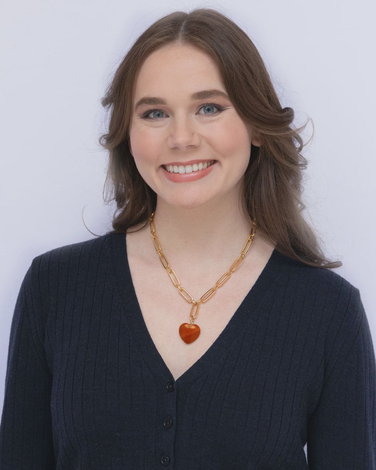 SUSAN SHAW MONROE HEART NECKLACE