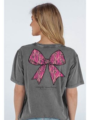 SIMPLY SOUTHERN CAMO BOW TEE
