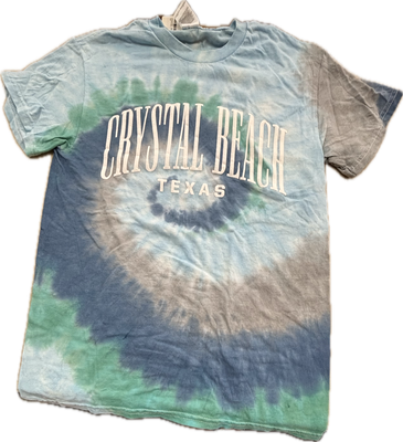 CRYSTAL BEACH PRIMARY COLOR TIE DYE T-SHIRT