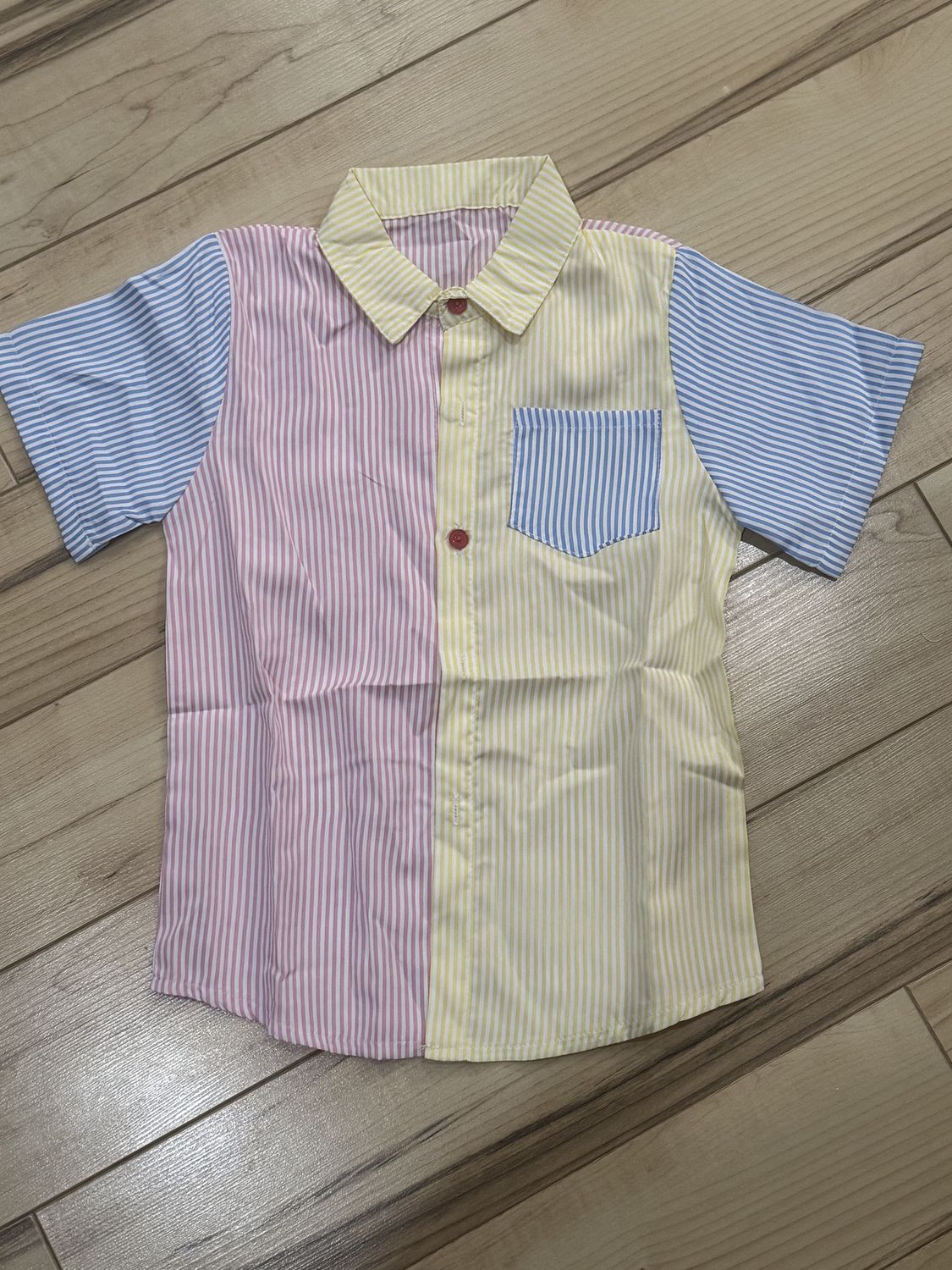 Boys Pastel Pinstripe Shirt, Size: 1-2
