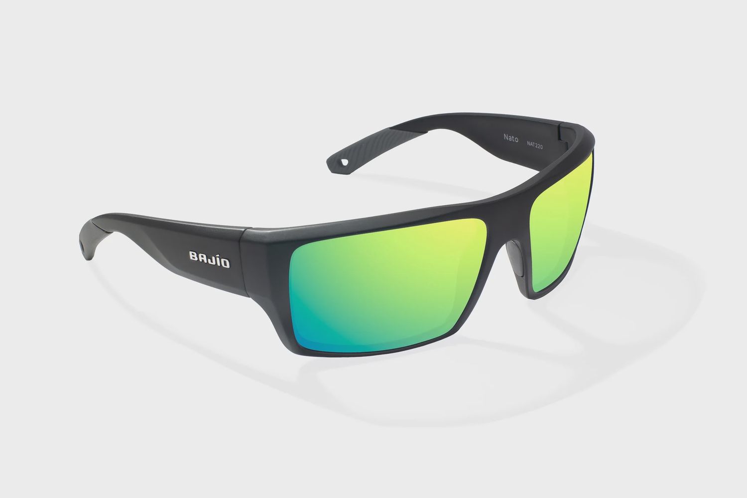Bajio Nato Black MATTE / Green Mirror Glass