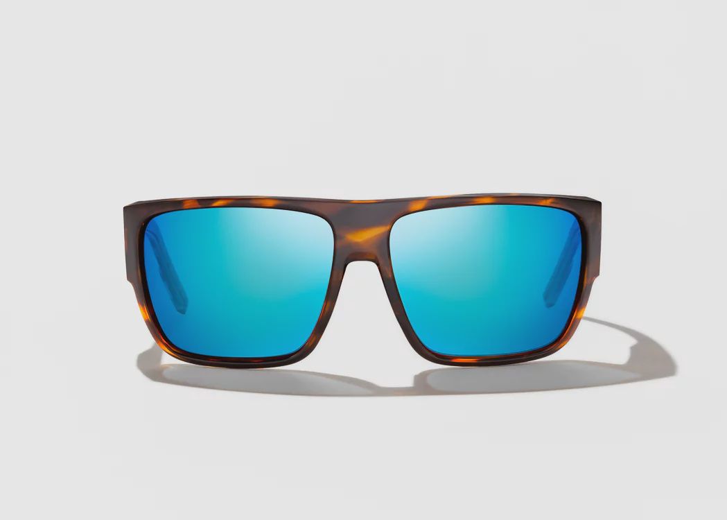 BAJIO OZELLO BROWN TORT GLOSS BLUE MIRROR GLASS